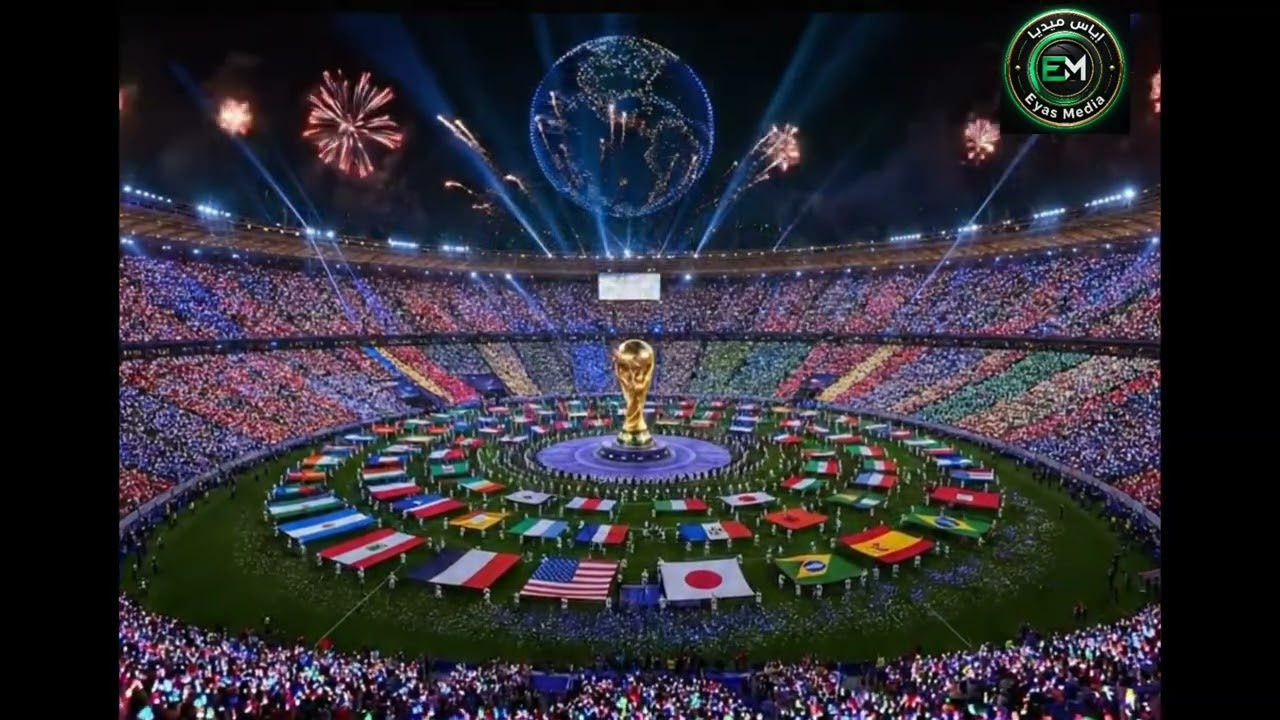 حفل افتتاح كأس العالم 2026 عرض أسطوري يوحد العالم بكرة القدم محاكاةخياليةمذهلة#افتتاح_كأس_العالم