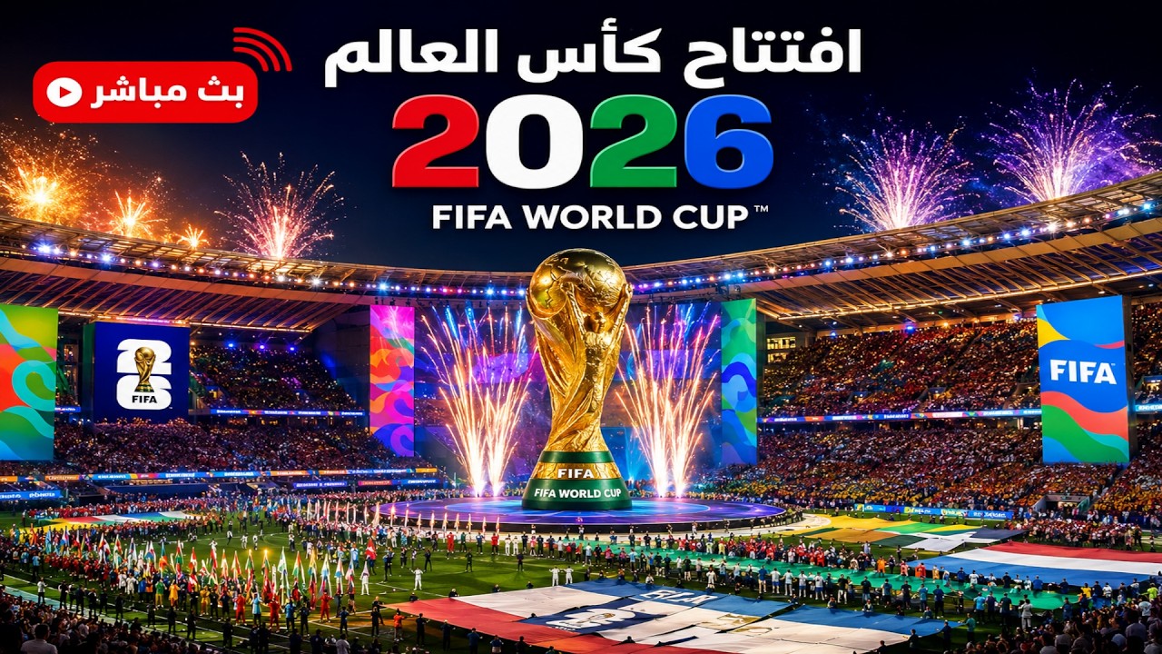حفل افتتاح كأس العالم 2026 FIFA World Cup™.. عروض أسطورية ومفاجآت عالمية لا تُفوّت!