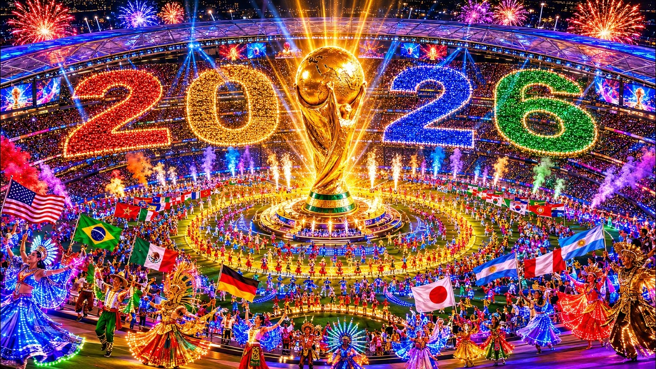 🏆 حفل افتتاح كأس العالم لكرة القدم 2026 🇺🇸 | ملعب صوفي ينفجر في أكبر عرض على وجه الأرض.