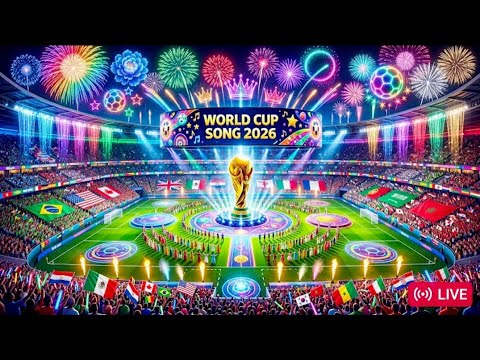 أغنية كأس العالم 2026 - احتفال حفل الافتتاح والألعاب النارية | عرض الملعب الكامل (محاكاة بالذكاء ...