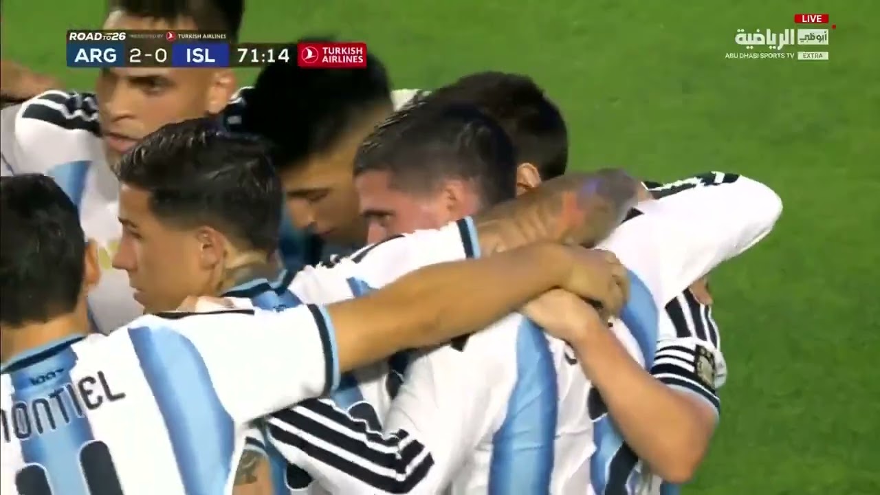 الأرجنتين 3-0 آيسلندا | مباراة ودية | 10 يونيو 2026